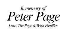 Page & West Families